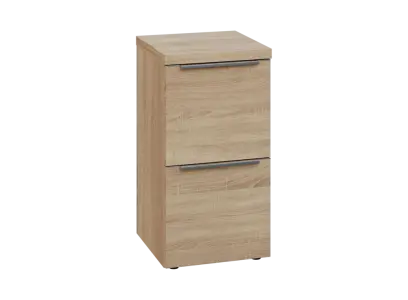 SIN 2 - 42Z kancelářská skříň, 2-zásuvková, 770x400x400, dub bardolino